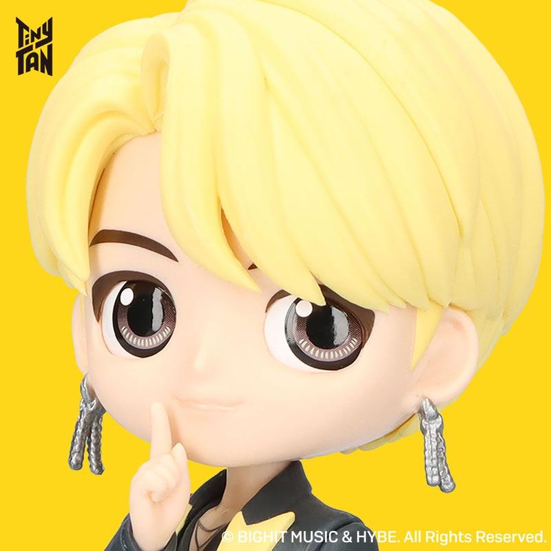 QPOSKET TinyTAN BTS Jimin - Butter 19649 (Versão A) - Bandai
